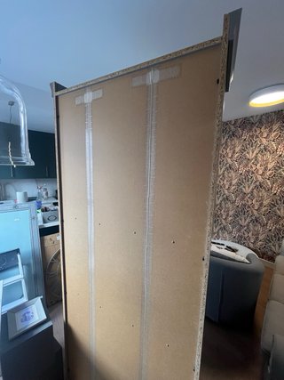 Maravillosa Estantería madera Gris como nueva