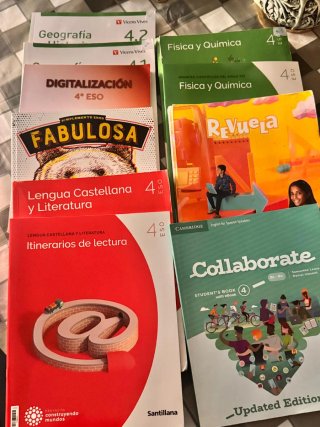 Libros 4° ESO editorial Vincent vives