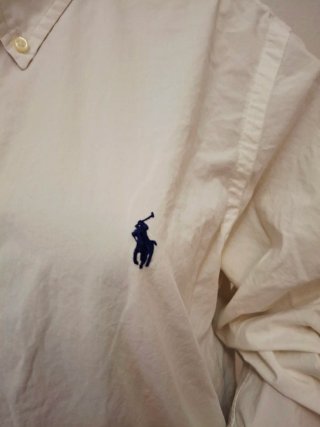 Camisa Polo Ralph Lauren Blanca