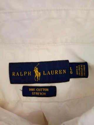 Camisa Polo Ralph Lauren Blanca
