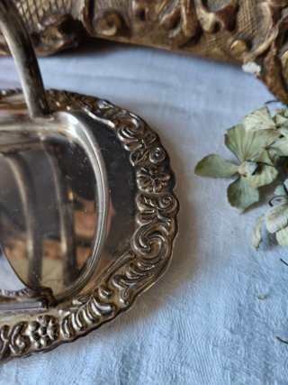 Porta toast vintage Silver Plated