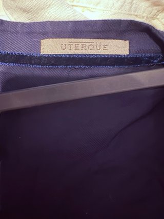Camisa Uterqüe azul marino mujer
