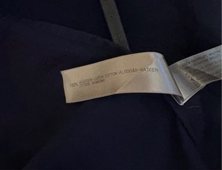 Camisa Uterqüe azul marino mujer