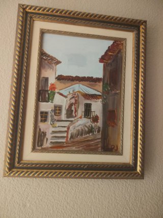 Cuadro pintado a mano