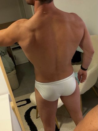 Bañador slip blanco