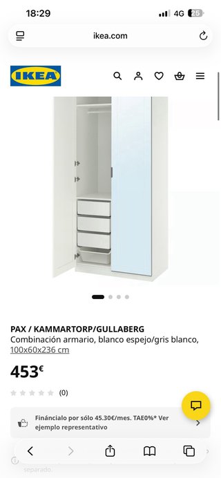 URGENTE Armario Ikea con Espejos