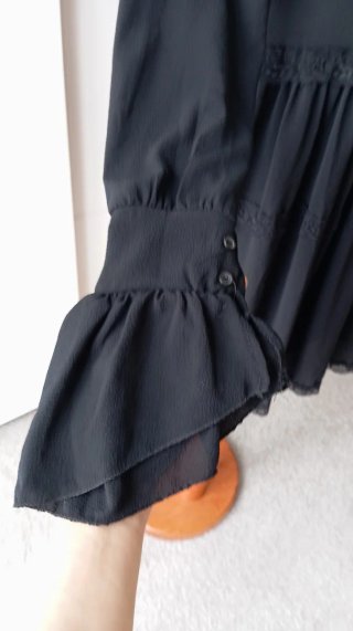 Vestido negro corte baby doll