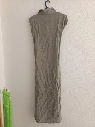 Talla M Vestido largo verde oliva
