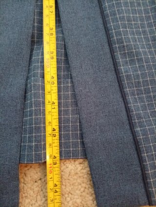 Bata de hombre azul