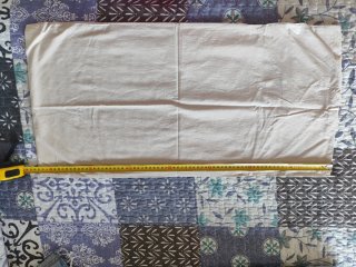 Juego 2 fundas almohada 100% algodón beige