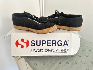Zapatillas Superga Negras Mujer Talla 39