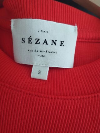 Camiseta Sezane Roja Talla S