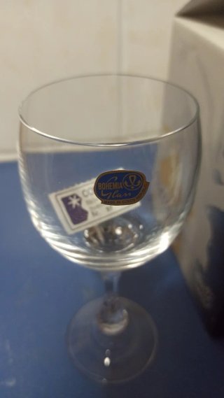 Set 6 Copas Cristal Bohemia Betty