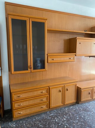 Mueble de salón modular madera