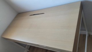 Scrivania Ikea Alex in legno e metallo