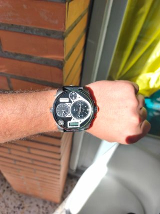 2 Orologi Diesel Nero e Argento