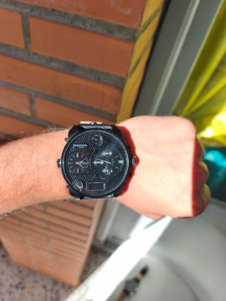 2 Orologi Diesel Nero e Argento
