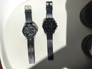 2 Orologi Diesel Nero e Argento