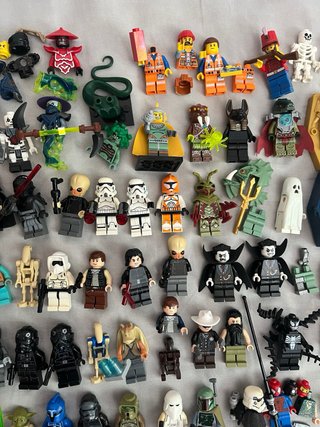 Lote LEGO Star Wars, Marvel, DC, Ninjago, etc