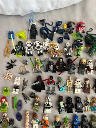 Lote LEGO Star Wars, Marvel, DC, Ninjago, etc