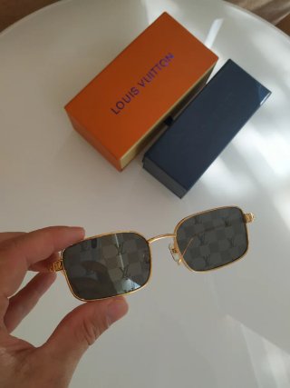 Gafas Louis Vuitton Doradas y Grises