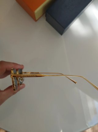 Gafas Louis Vuitton Doradas y Grises