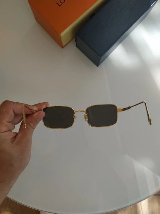 Gafas Louis Vuitton Doradas y Grises