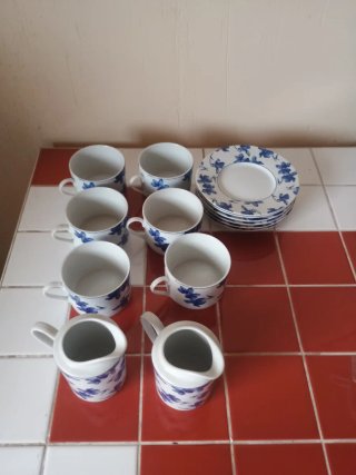 Juego de café porcelana Vista Alegre