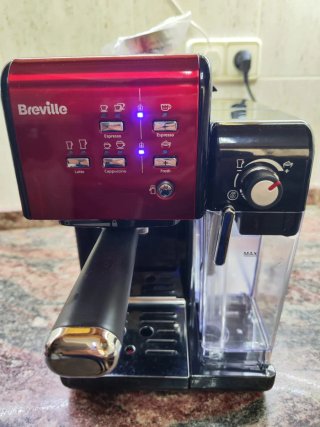Cafetera Breville Automática Roja