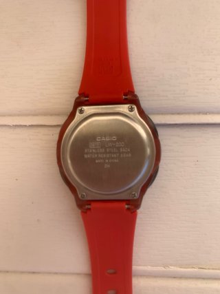 Reloj Casio Infantil Rojo