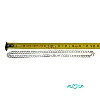 Cadena Plata 925 Barbada Ancha 50cm 30,80g