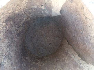 Colmena antigua de corcho procedente de Galicia