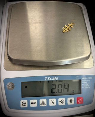 COLGANTE CRUZ CARAVACA ORO 18K  2,04GR