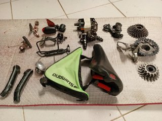 Lote componentes bicicleta Shimano