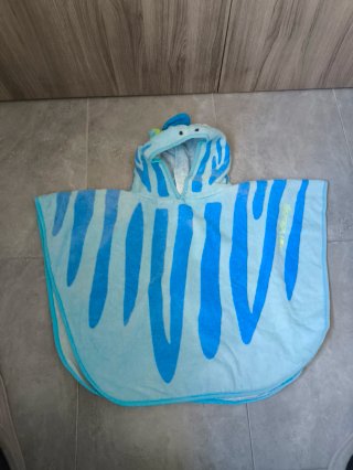 Toalla poncho bebé piscina/playa