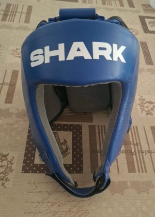 Casco SHARK, Boxeo, Kickboxing, Thai. Azul talla L