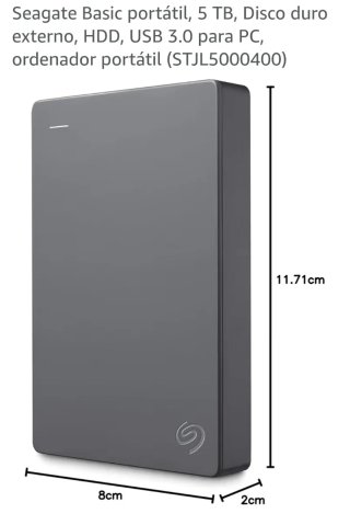 Disco Duro Externo 5TB