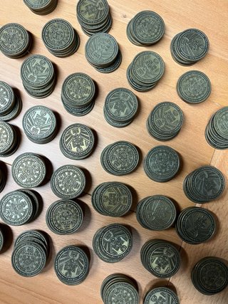 35 monedas grandes 38mm