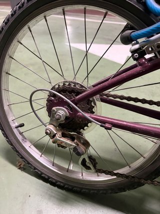 Bicicleta Decathlon B'Twin 20 Morada