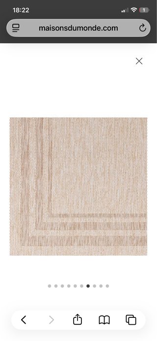 Alfombra Grande  Exterior/Interior aspecto Yute