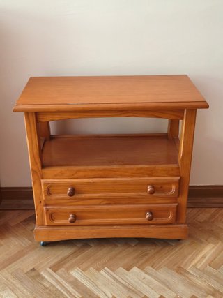 Mueble apilable pino macizo 5 piezas