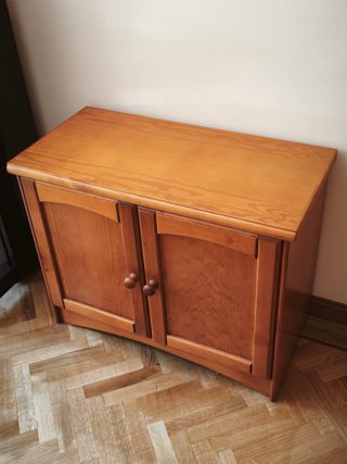 Mueble apilable pino macizo 5 piezas