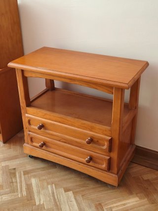 Mueble apilable pino macizo 5 piezas