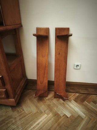 Mueble apilable pino macizo 5 piezas