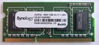 Módulo RAM Synology DDR3L 1GB 1600MHz