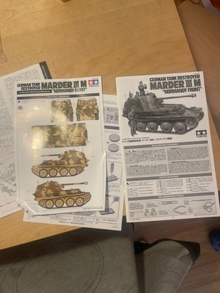 Maqueta Tamiya Marder III M Normandy Front
