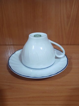 Juego 5 Tazas con Platos Porcelana 640513971