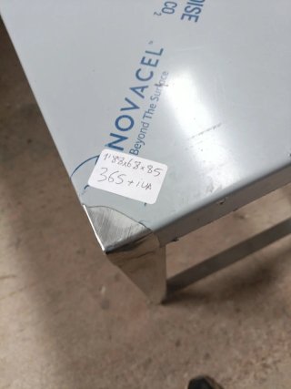 MESA ACERO INOXIDABLE 188X68X85 MIRA MI PERFIL