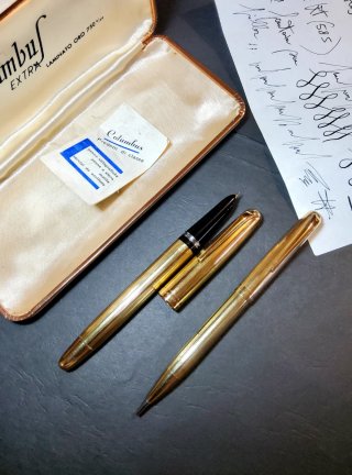 Set Stilografica e Portamine Columbus Vintage