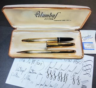 Set Stilografica e Portamine Columbus Vintage
